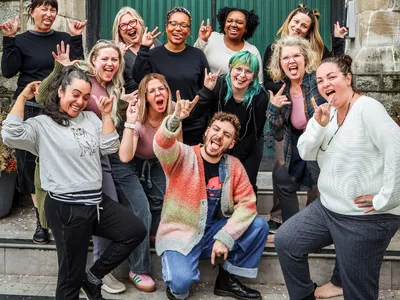 In-person retreat with the group