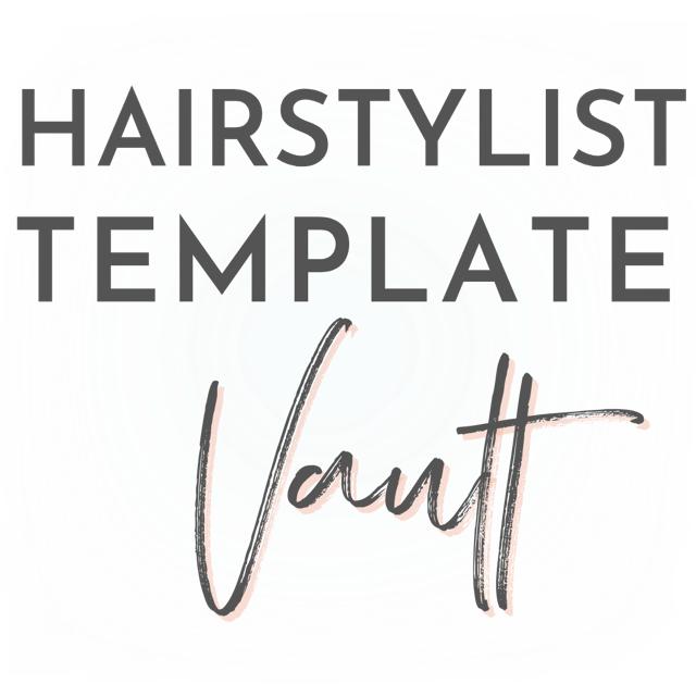 Hairstylist Template Vault